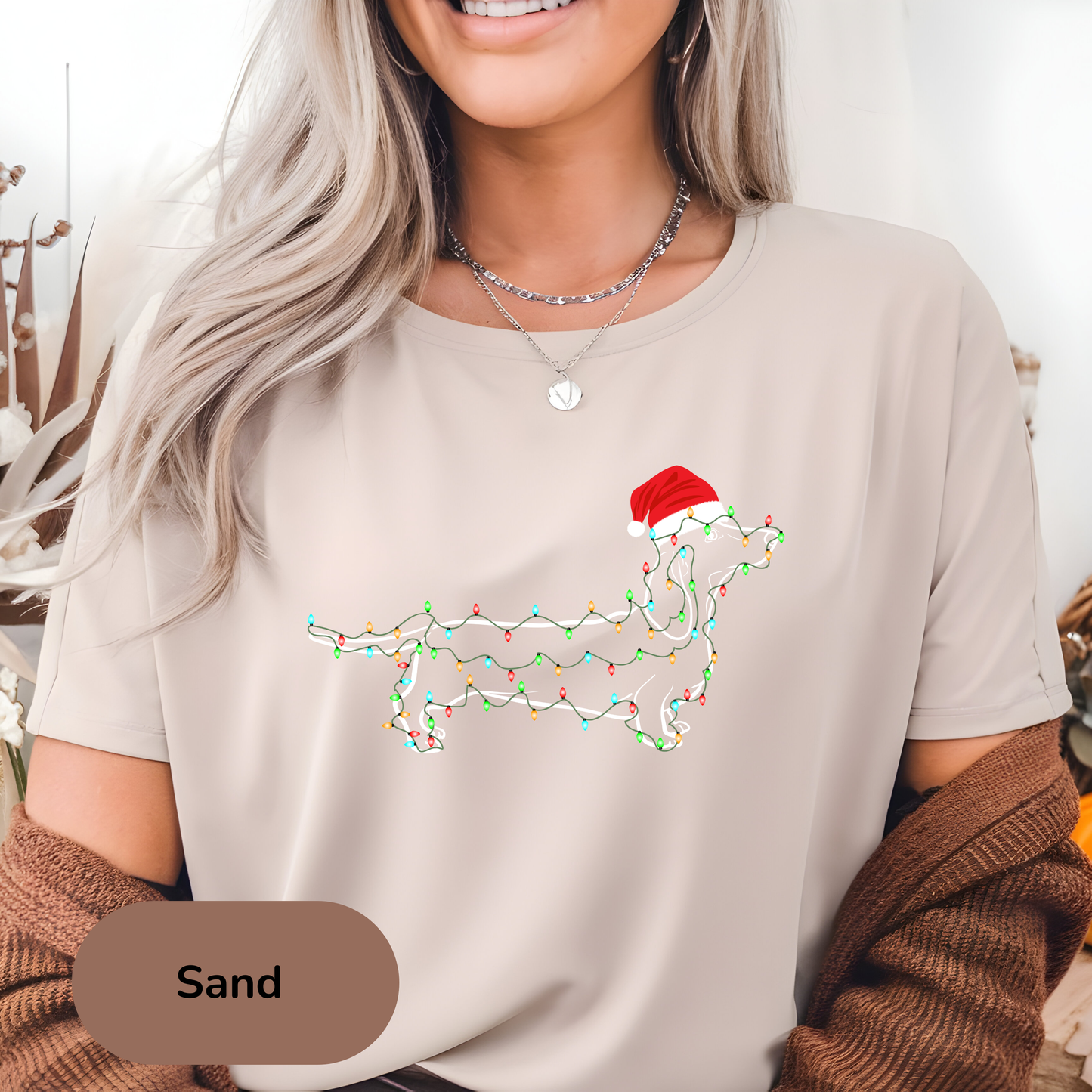 Teckel kerst sweater