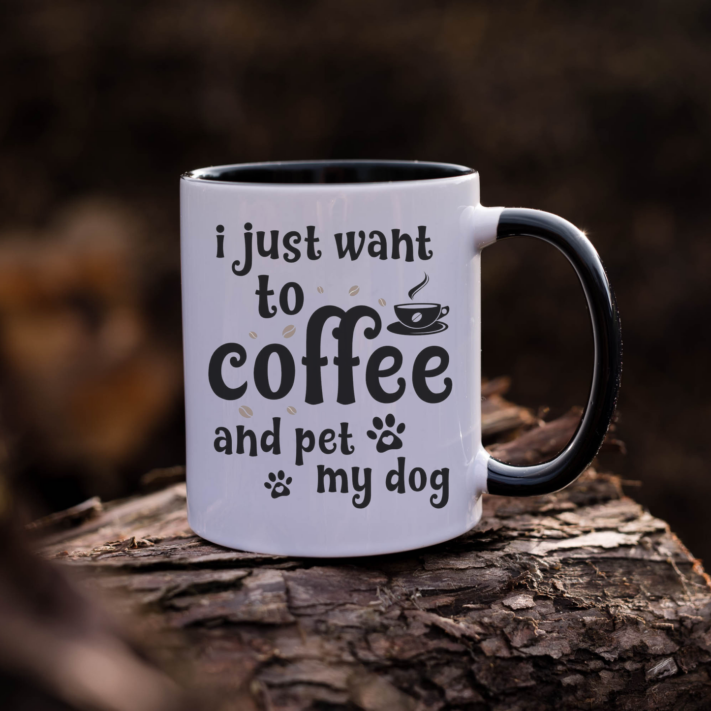 'I just want to coffee and pet my dog'