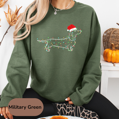 Teckel kerst sweater