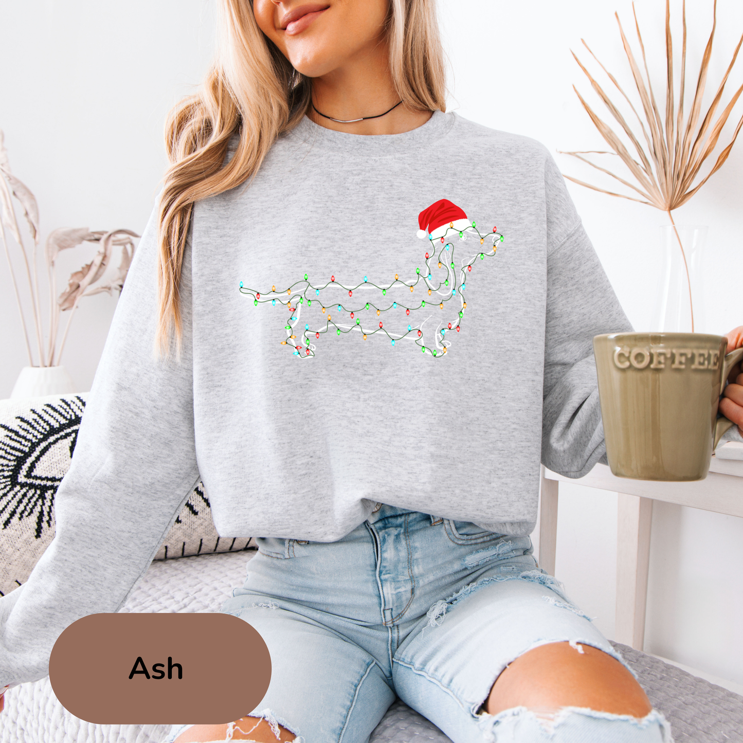 Teckel kerst sweater