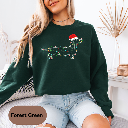 Teckel kerst sweater