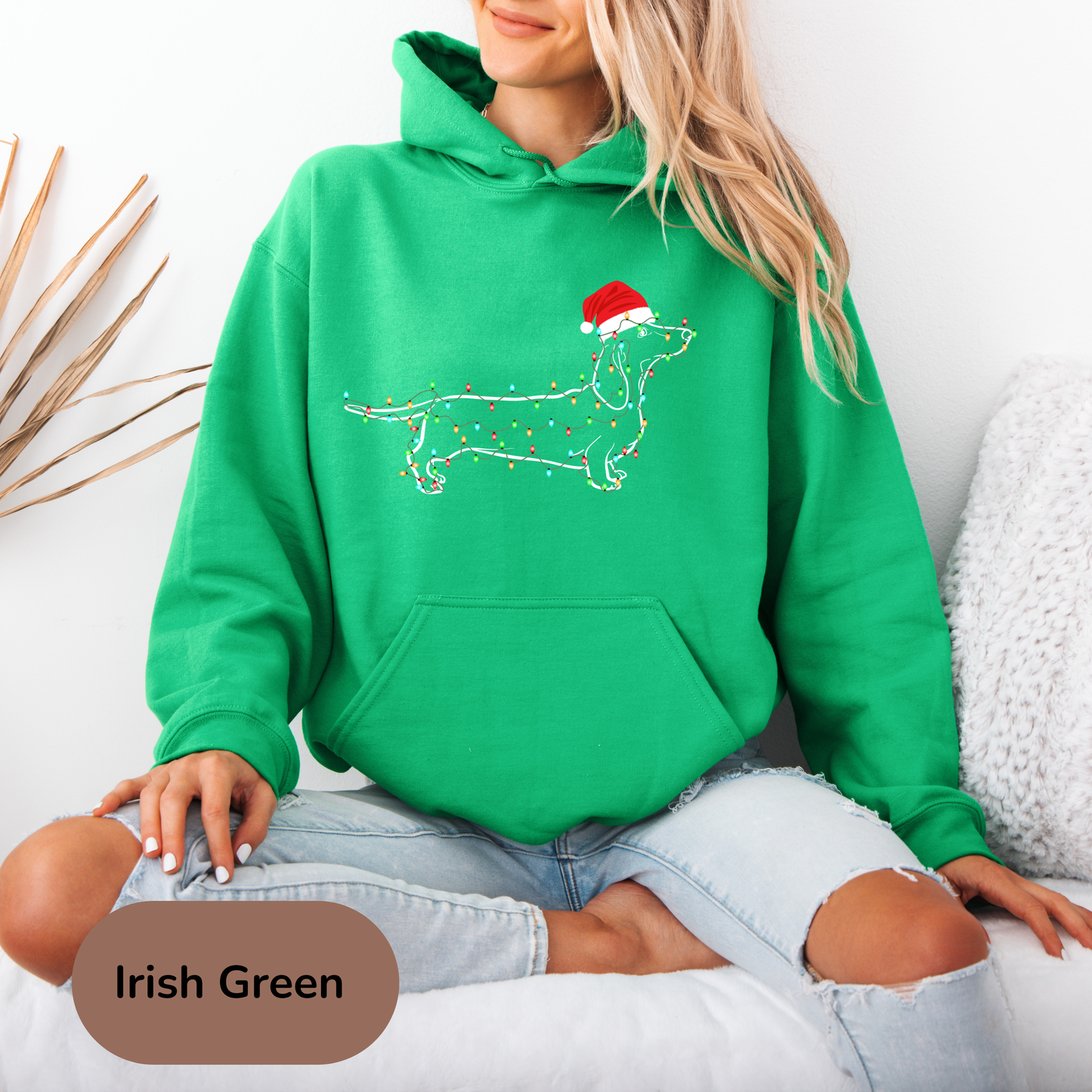 Teckel kerst sweater