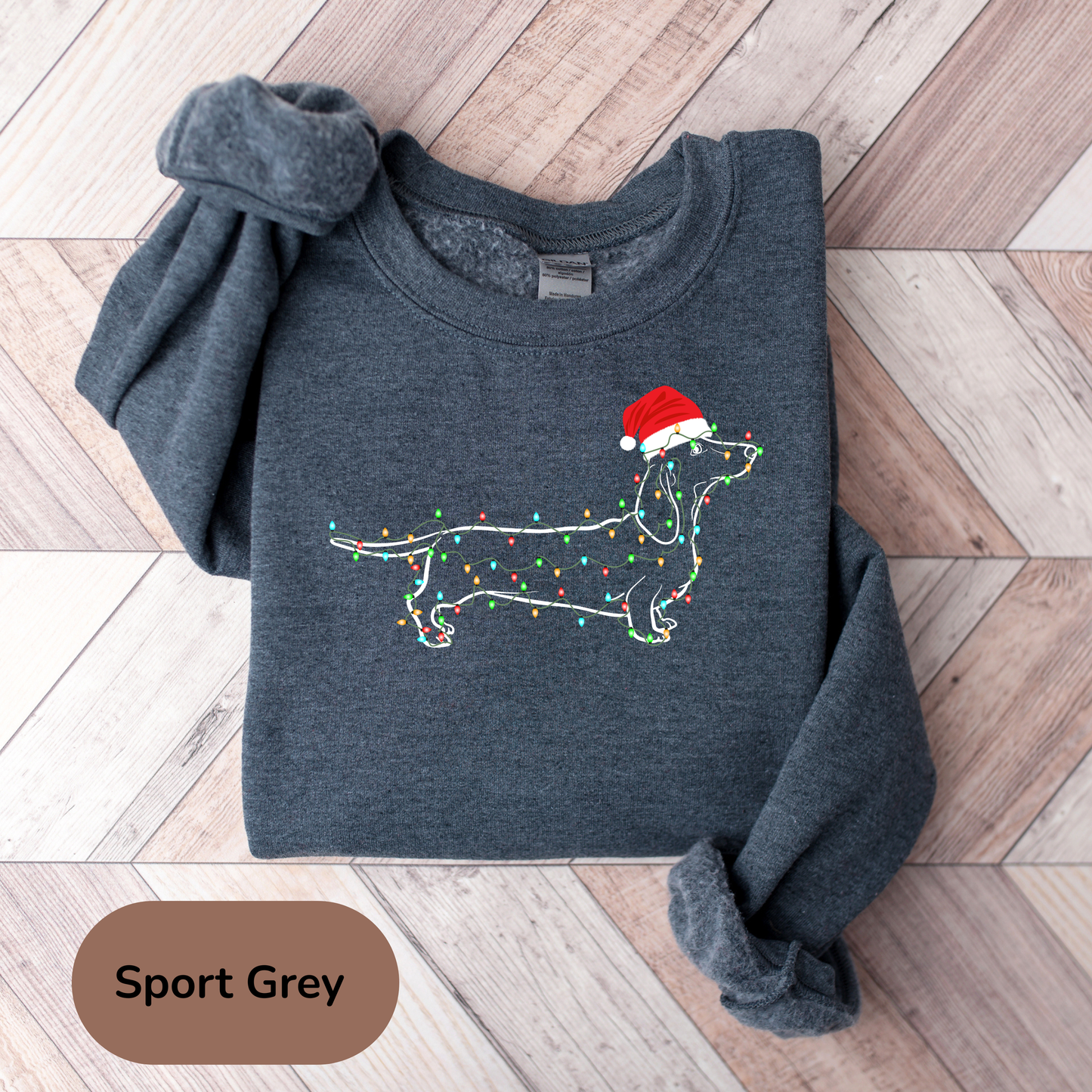 Teckel kerst sweater