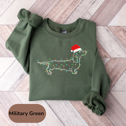 Teckel kerst sweater