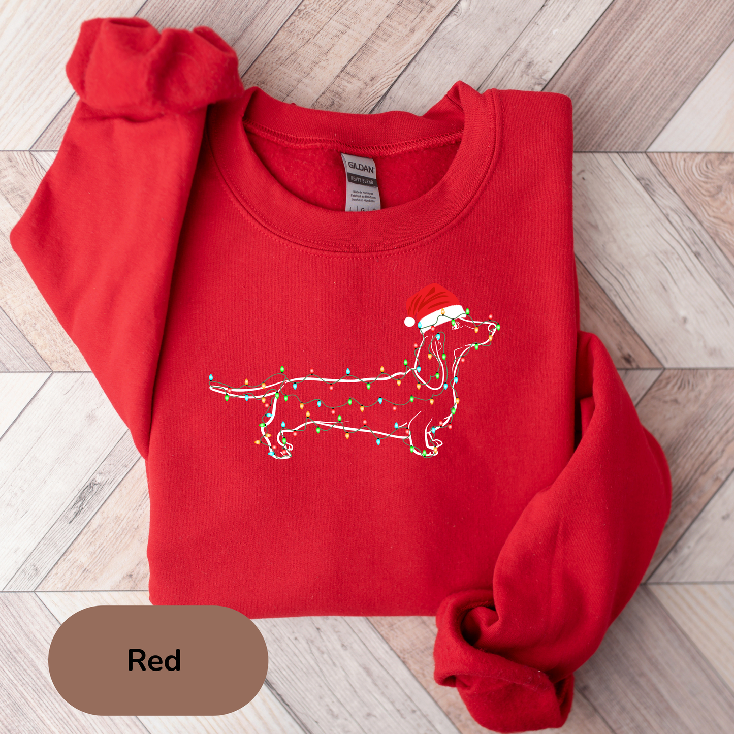 Teckel kerst sweater