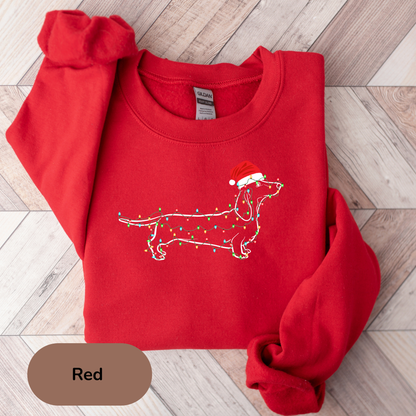 Teckel kerst sweater