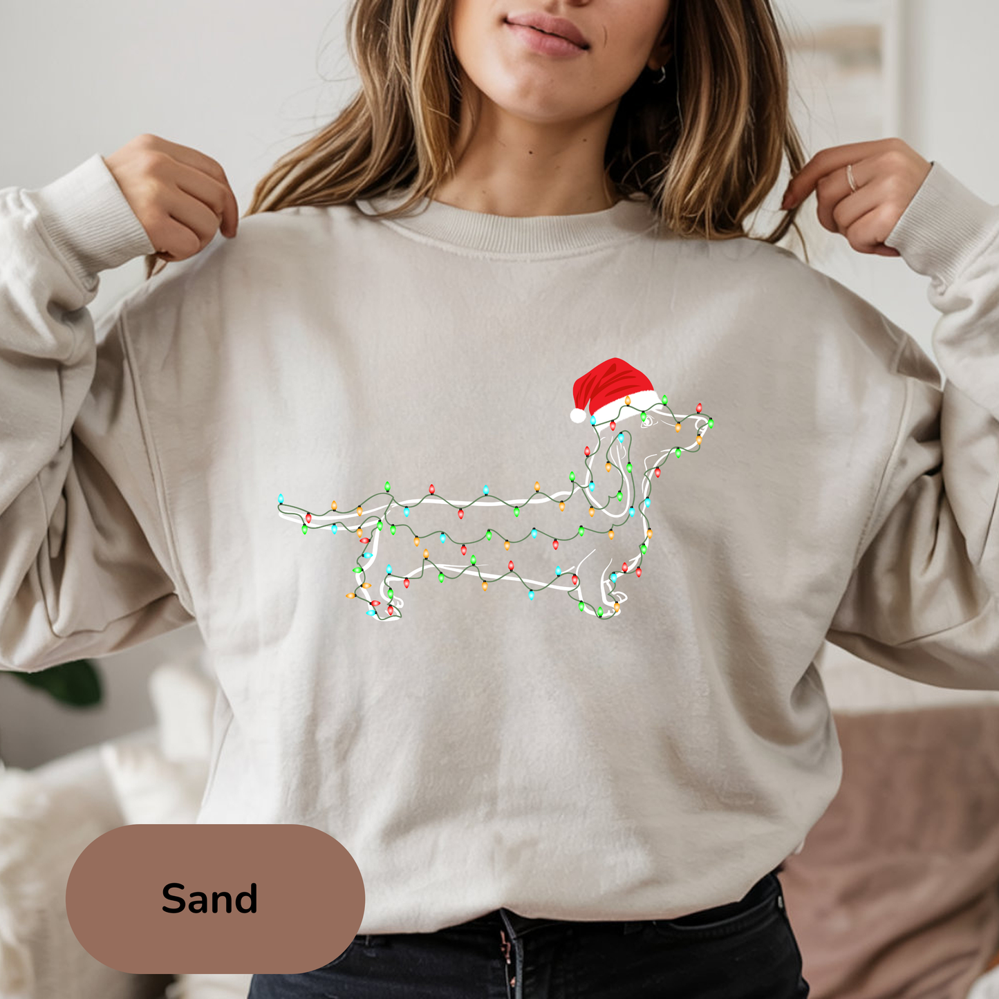 Teckel kerst sweater