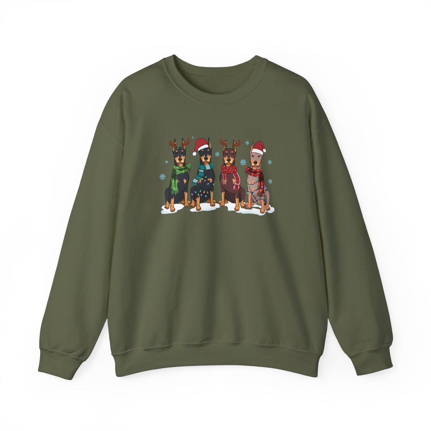 Christmas Dobberman sweatshirt