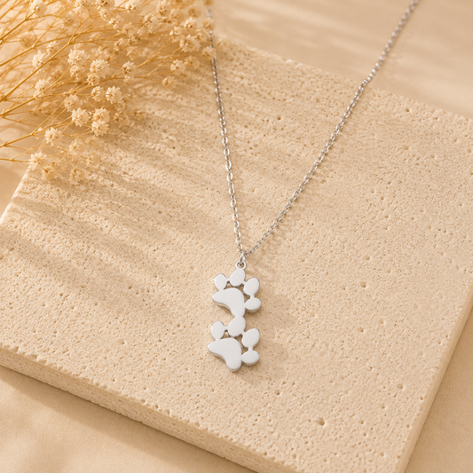 Ketting 2 hondenpootjes