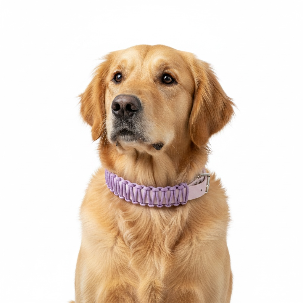 Klassieke halsband met paracord