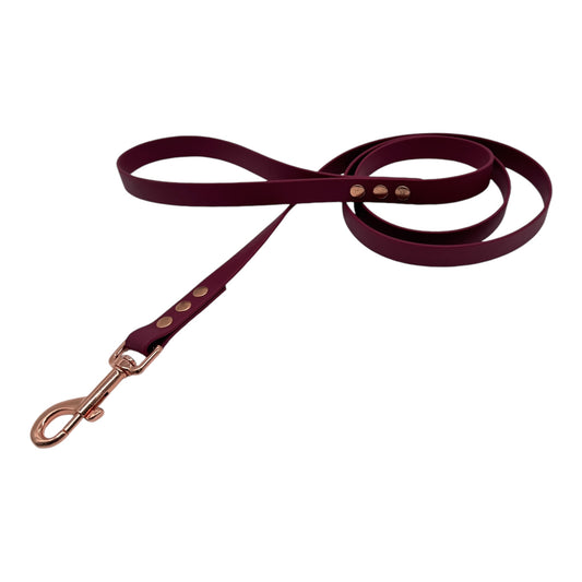 standaard leiband - wine red - 150cm, 19mm