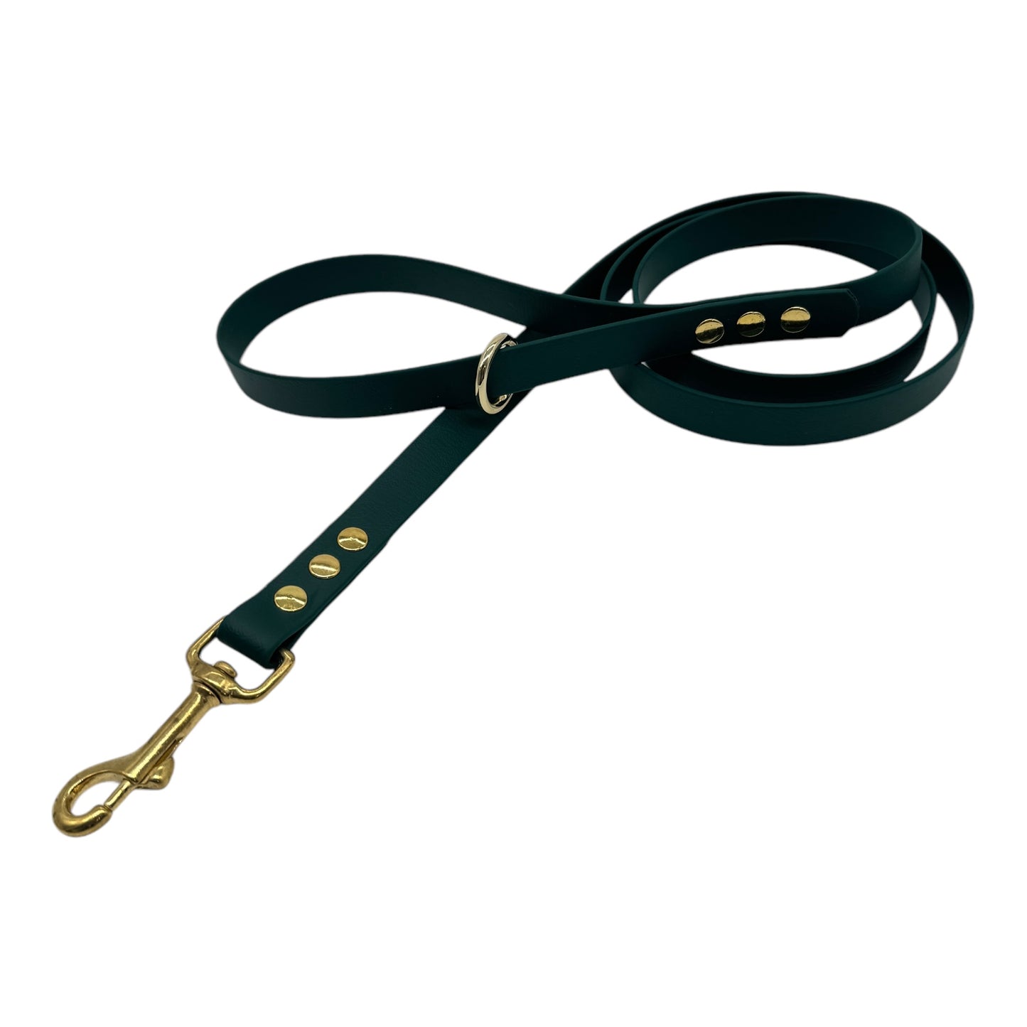 standaard leiband - dark green - 150cm, 19mm