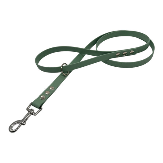 standaard leiband - sage green - 120cm, 16mm