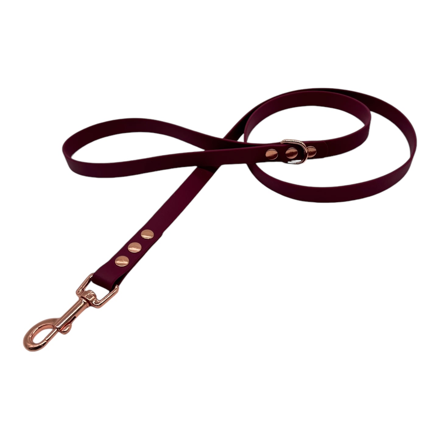 standaard leiband - wine red - 120cm, 16mm