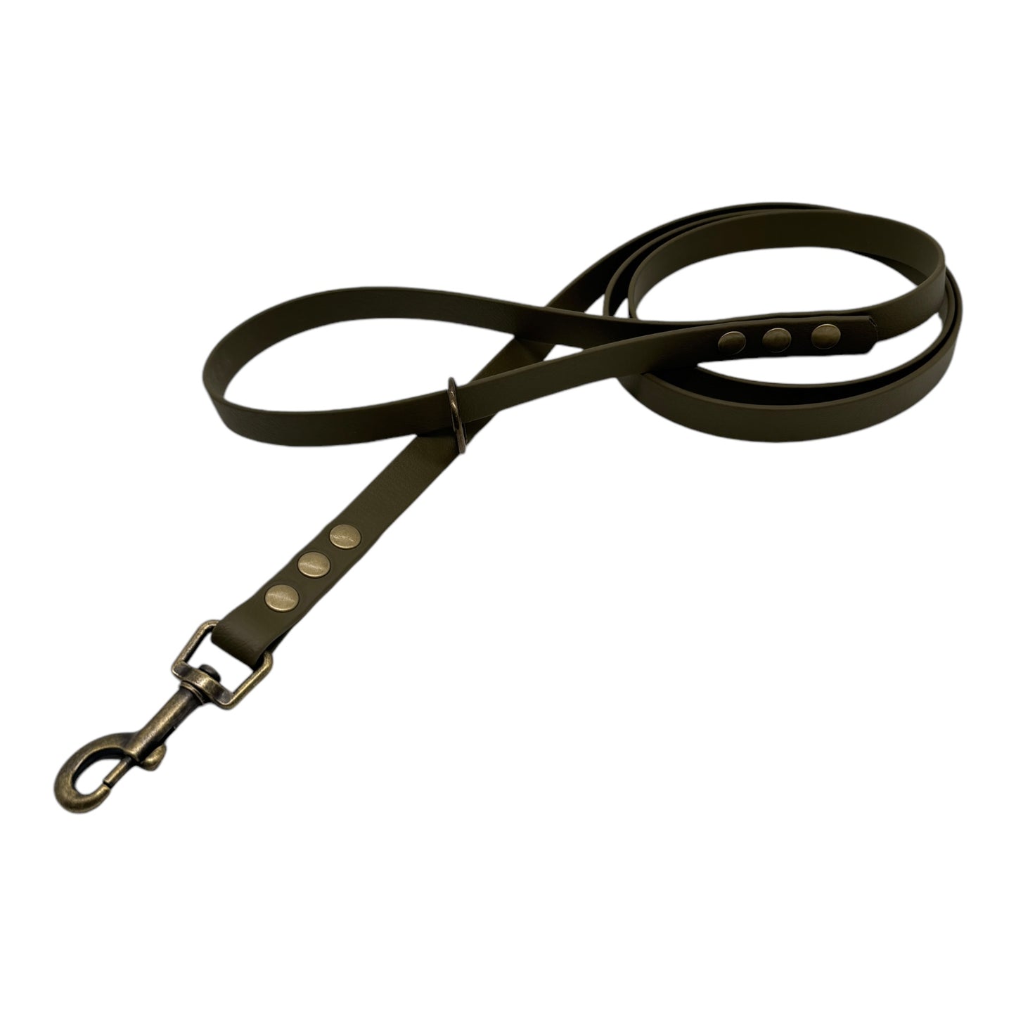 standaard leiband - military olive - 150cm, 16mm